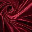 Stretch velour / Bordeaux