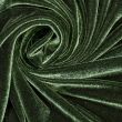 Stretch velour / Dark green