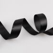 One-sided Glazed string 25 mm / Black 3204