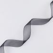 Organza ribbon 19 mm / black 332