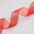 Organza ribbon 40 mm / red 148