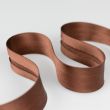 Satin bias binding 19 mm / 38 Brown