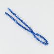 Shiny shenille straws 6 mm / Royal Blue