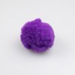 Acrylic pom-poms / 50 mm purple