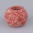 Linen craft cord 1.5 mm / Red-White