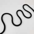 Cotton cord soft 9 mm / Black 332
