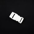 Plastic snap buckle 20 mm / 101 White
