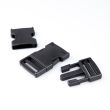 Plastic snap buckle 30 mm / Black
