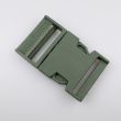 Plastic snap buckle 40 mm / 327 Green
