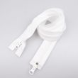5 mm Zipper S5, 2 sliders 60 cm / 101 White