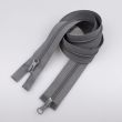 5 mm Zipper S5, 2 sliders 60 cm / 326 Grey