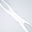5 mm Chunky zip, 2-sliders 65 cm / 101 White
