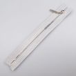 3 mm Zipper T3 Lurex closed-ended 18 cm / Silver