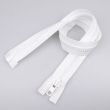 8 mm Zipper T8 open-ended 70 cm / 101 White