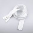 8 mm Zipper T8 open-ended 85 cm / 101 White