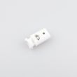 One-hole little toggle stopper / white 101