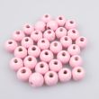 Wooden pearls 9 mm / Pink 136