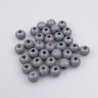 Wooden pearls 9 mm / Grey 316