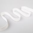 Herringbone Cotton twill tape trim / 15 mm / White
