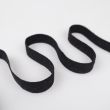 Herringbone Cotton twill tape trim / 15 mm / Black
