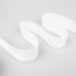 Herringbone Cotton twill tape trim / 25 mm / White