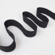 Herringbone Cotton twill tape trim / 25 mm / Black