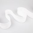 Herringbone Cotton twill tape trim / 30 mm / White