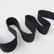 Herringbone Cotton twill tape trim / 30 mm / Black
