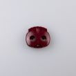 Two-hole toggle stopper 15x15 mm / bordeaux 178