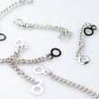Outwear hanging loop / chain 78 mm / Nickel