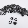 Round popper 9,5 mm (4 parts) / oxide black