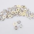 Round popper 9,5 mm (4 parts) / Yellow 108