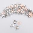 Round popper 9,5 mm (4 parts) / Pink 137