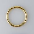Metal ring 20 mm / gold
