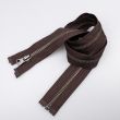 Metallic Zipper M5 open-ended 70 cm / 304 Brown- Oxide