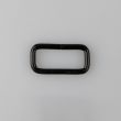 Metal ring Square 20 mm / Oxid black