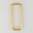 Metal ring Square 2/30 mm / Gold