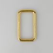 Metal ring Square 4/40mm / Gold