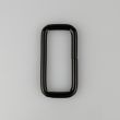 Metal ring Square 4/40 mm / Oxid Black
