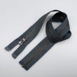 Metallic Zipper M5 open-ended 55 cm / 312 Grey- Oxide