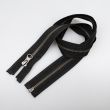 Metallic Zipper M5 open-ended 55 cm / Black- Oxide