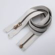 Metallic Zipper M5 open-ended 65 cm / 310 Grey- Oxide