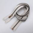 Metallic Zipper M5 open-ended 85 cm / 310 Grey- Oxide