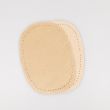 Iron on velvet patches 10x14 cm 2 pc / Beige