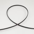 Plastic corset string 6 mm / Black