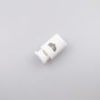 Oval toggle stopper / White 101