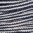 Cotton jacket string 5 mm / Black-White 332-101