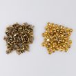 Double-cap rivet 6 mm, 80 pcs / Gold