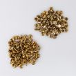 Double-cap rivet 7 mm, 80 pcs / Gold
