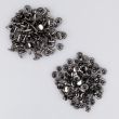 Double-cap rivet 7 mm, 80 pcs / NIckel Black